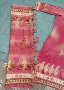 Warm Kurti Set With Stall Long