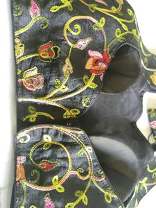 Free Size Padded Embroidered Blouse