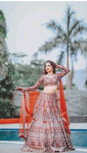 designer ghaghra only 3hrs wear kia he