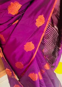 Purple Saree
