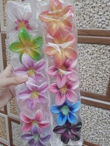 Floral Hair Clips- 12 Pcs
