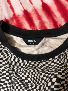 Max Black &amp; White Graphic Tee