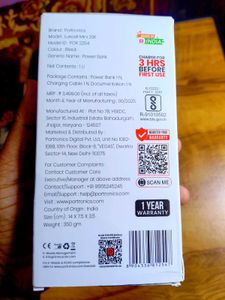 Original Portronics Luxcell Mini 20K Power Bank