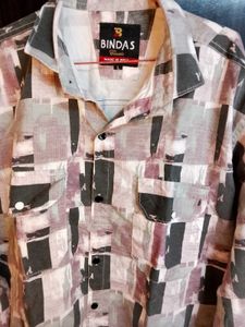 Patterned Casual Shirt