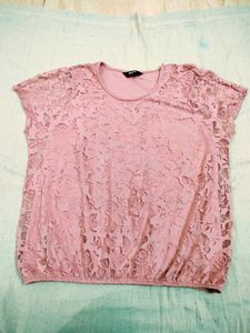 Summer Girls Large Balloon Top Pink Net Lining