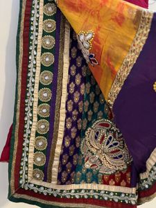 Georgette Multicolor Party Wear Saree