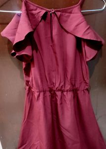 Maroon Dress