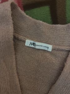 Pink Cropped Cardigan