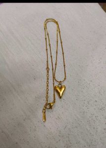 PALMONAS 18 K Heart Necklace