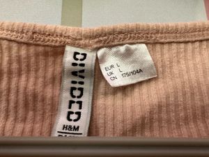 Peach Ribbed Top