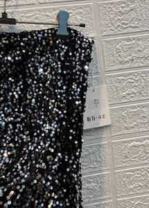 🇮🇹 Italy Imported Sparkling Sequin Mini Skirt