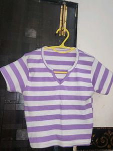 Striped Crop Top