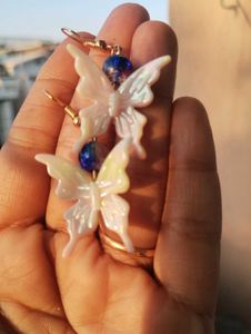 Handmade Butterfly Drop Earrings