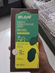 Atulya Cica & Hyaluronic Acid Sunscreen SPF 50
