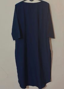 W Elegant Blue Kurta