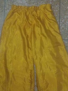 Mustard Silk Palazzo