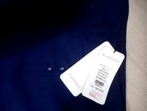 Navy Blue Studded Leggings