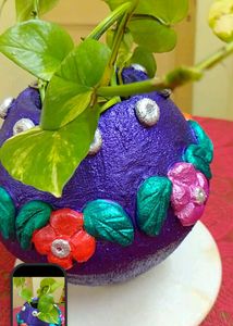 Hand Made Cement Planter Vase