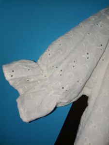 White Eyelet top