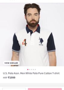 Us Polo Embroidered Tshirt With Detailing