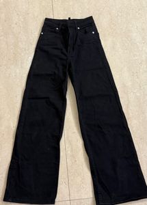 Wide Leg Black Jeans