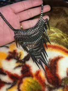 Edgy Spike Statement Necklace
