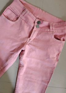 Pink High Waisted Jeans