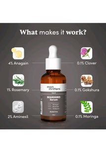 BeardGro Oil-In-Serum | Rosemary, Anagain &amp; Aminex