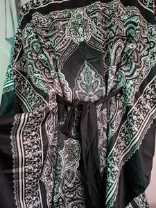 Classy Black N White Kaftan