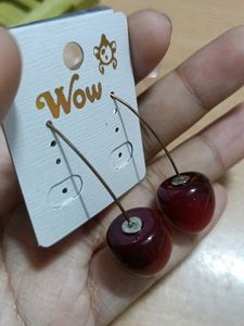 Cherry Drop Earrings