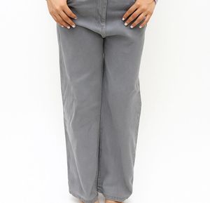 Grey Wide Leg Jeans
