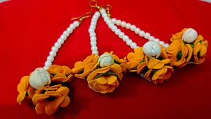 Floral Maang Tikka Set💛