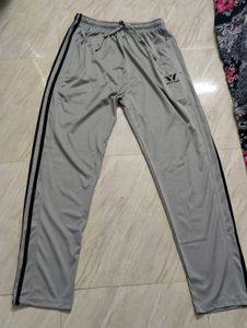 Westman Track Pants - Gray with Black Stripes