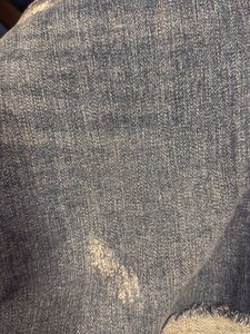 Frayed Hem Denim Mini Skirt