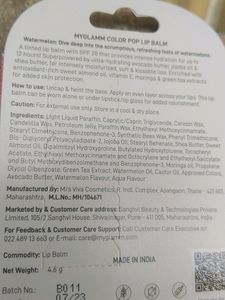 Myglamm Colour Pop Lipbalm