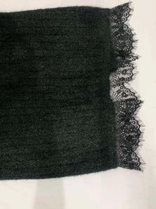 Black Fuzzy skirt
