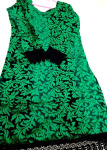 🖤Brasso Work Eligant Kurti(Stitched)