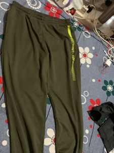 Olive HRX Track Pants