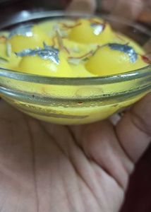 Kesari Rasmalai Candle