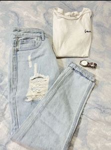 Pinteresty Mom Fit Fungy Jeans
