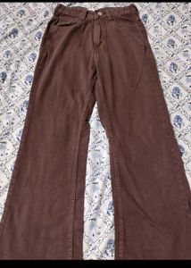 Brown Wide Leg Jeans