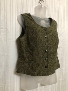 600west Olive Waistcoat