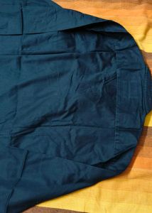 Marks &amp; Spencer Men Black Slimfit Cotton Shirt