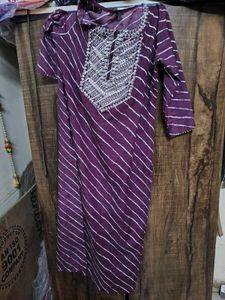 Elegant Purple Kurta