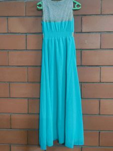 Elegant Aqua Dress