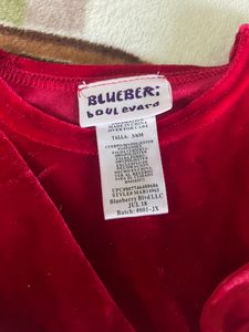 Beautiful Red And White Net Frock