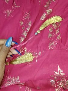 Pink &amp; Gold Ethnic Skirt