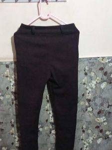 Dark Brown Casual Pants