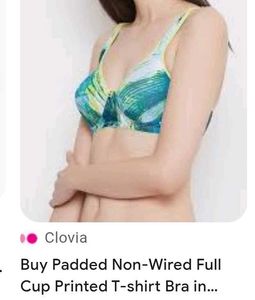 Clovia Non wired Padded Tshirt Bra