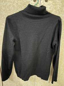 Black High Neck Sweater